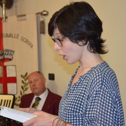 Silvia, già vincitrice di premi per letture interpretative<br>
